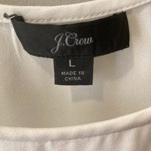 J. Crew Sleeveless Top/Camisole, Sz. L